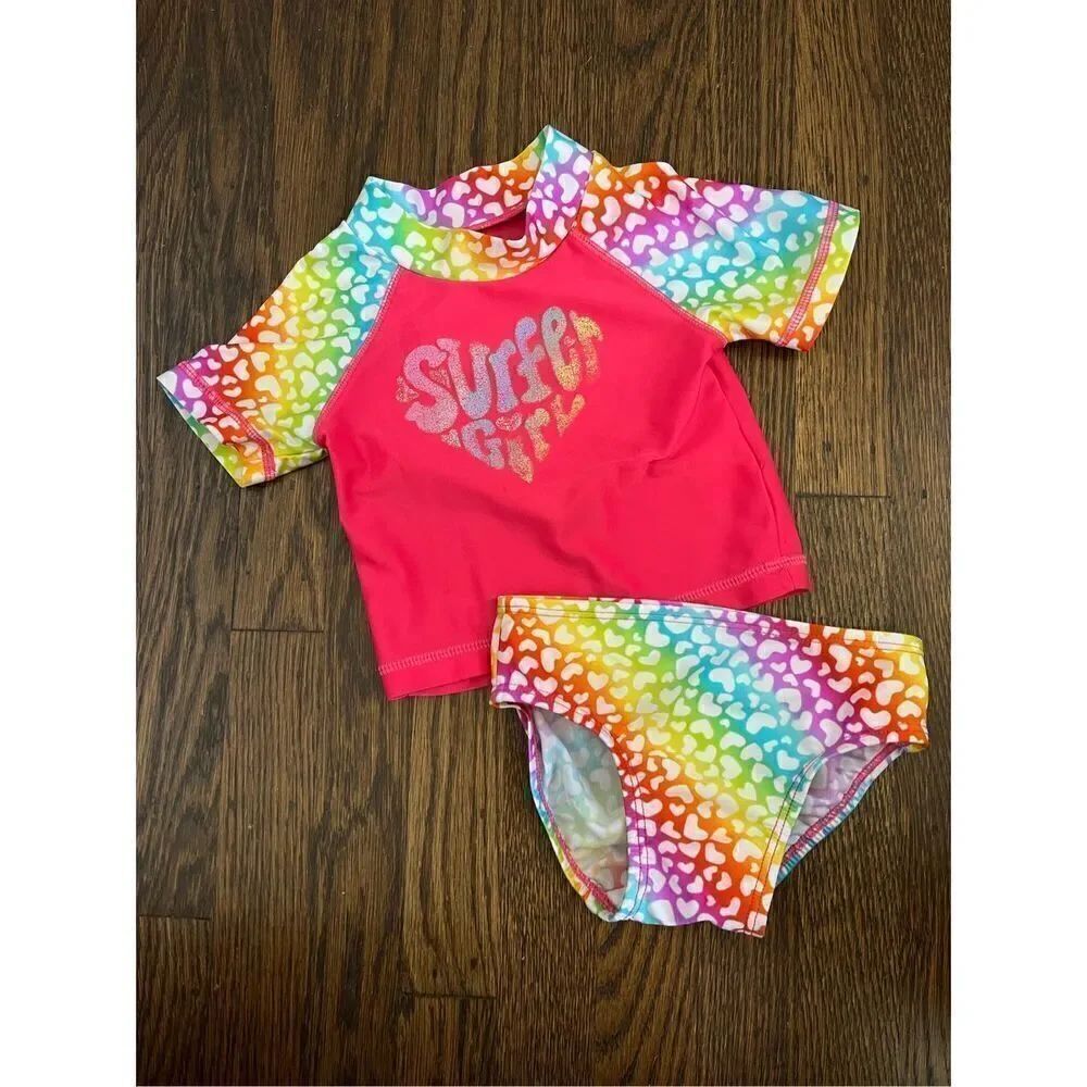 JOE BOXER Bay Infant Toddler 18 Months 2-piece Rashguard Swimsuit BUY 2 GET 1 FR